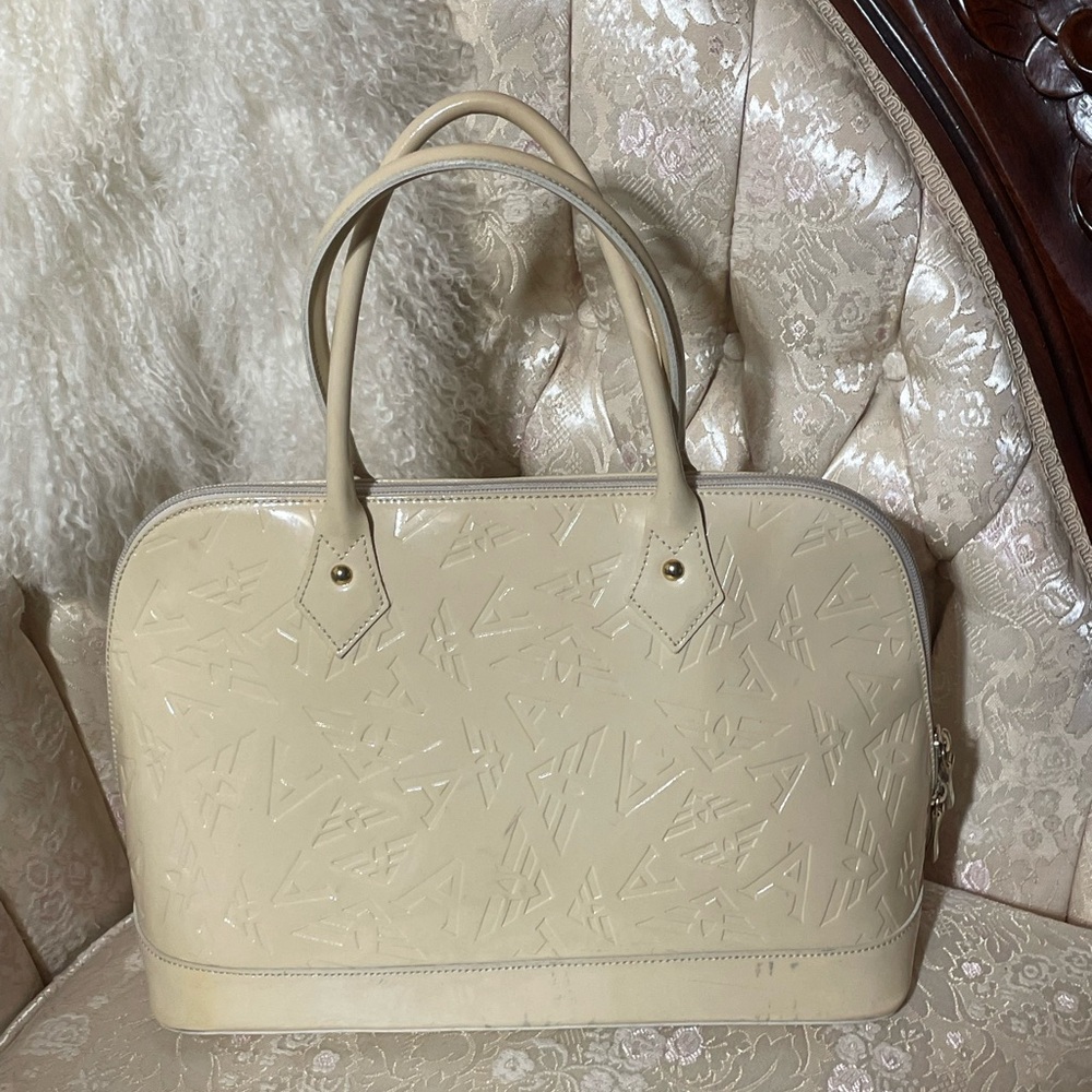 Arcadia vintage cream leather bag